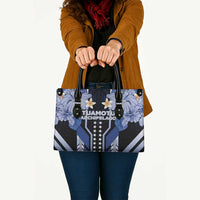 French Polynesia Tuamotu Archipelago Leather Bag Polynesian Pattern Unique Style
