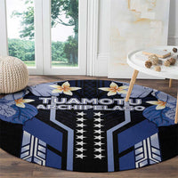 French Polynesia Tuamotu Archipelago Round Carpet Polynesian Pattern Unique Style