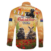 Australia And New Zealand ANZAC Day Family Matching Short Sleeve Bodycon Dress and Hawaiian Shirt Kangaroo And Kiwi Bird Soldiers Lest We Forget LT05 - Polynesian Pride