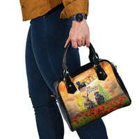 Australia And New Zealand ANZAC Day Shoulder Handbag Kangaroo And Kiwi Bird Soldiers Lest We Forget LT05 - Polynesian Pride
