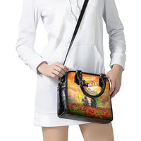 Australia And New Zealand ANZAC Day Shoulder Handbag Kangaroo And Kiwi Bird Soldiers Lest We Forget LT05 - Polynesian Pride