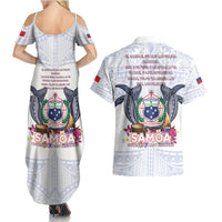 Samoa Independence Day Couples Matching Summer Maxi Dress and Hawaiian Shirt Samoa United For A New Beginning