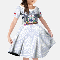 Samoa Independence Day Family Matching Off Shoulder Maxi Dress and Hawaiian Shirt Samoa United For A New Beginning