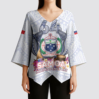 Samoa Independence Day Kimono Sleeve Blouse Samoa United For A New Beginning