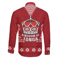 Tonga King Tupou VI Day Family Matching Long Sleeve Bodycon Dress and Hawaiian Shirt Traditional Tongan Kupesi Pattern LT05 - Polynesian Pride