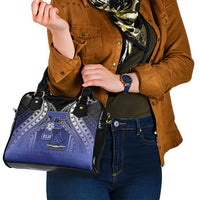 Fiji Drua Shoulder Handbag Fijian Tapa Pattern