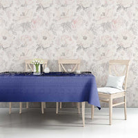 Fiji Drua Tablecloth Fijian Tapa Pattern