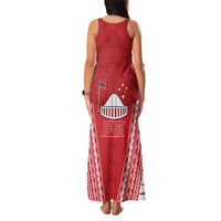 Samoa FAST Family Matching Tank Maxi Dress and Hawaiian Shirt Forever Proud Samoan Tribal Pattern LT05 - Polynesian Pride