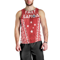 Samoa FAST Men Tank Top Forever Proud Samoan Tribal Pattern - Polynesian Pride