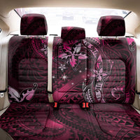 Hawaii Makahiki Season Back Car Seat Cover Floral Tribal Tattoo Pink Galaxy LT05 - Polynesian Pride