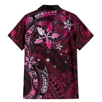 Hawaii Makahiki Season Family Matching Mermaid Dress and Hawaiian Shirt Floral Tribal Tattoo Pink Galaxy LT05 - Polynesian Pride
