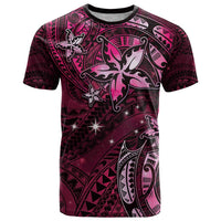 Hawaii Makahiki Season T Shirt Floral Tribal Tattoo Pink Galaxy LT05 Pink - Polynesian Pride
