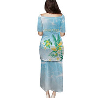 Personalised 2025 Aloha Hawaii Family Matching Puletasi and Hawaiian Shirt Tropical Flowers And Honu LT05 - Polynesian Pride