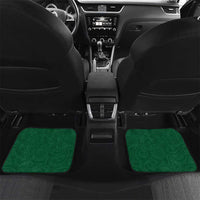 New Zealand Pigeon Kereru Car Mats Maori Fern Art Green Gradient LT05 Set 2pcs - Back Green - Polynesian Pride