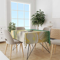 New Zealand Pigeon Kereru Tablecloth Maori Fern Art Green Gradient - Polynesian Pride