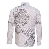 Brain Cancer Warrior Family Matching Short Sleeve Bodycon Dress and Hawaiian Shirt Never Give Up LT05 - Polynesian Pride