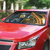 Personalised Papua New Guinea Auto Sun Shade Happy Independence Day LT05 - Polynesian Pride