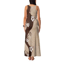 Polynesia Hibiscus Family Matching Tank Maxi Dress and Hawaiian Shirt Cameo Curve Motif LT05 - Polynesian Pride
