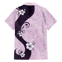 Polynesia Hibiscus Family Matching Short Sleeve Bodycon Dress and Hawaiian Shirt Thistle Curve Motif LT05 - Polynesian Pride