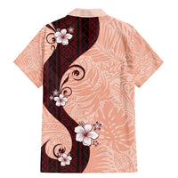 Polynesia Hibiscus Family Matching Mermaid Dress and Hawaiian Shirt Rose Bud Curve Motif LT05 - Polynesian Pride