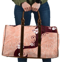 Polynesia Hibiscus Travel Bag Rose Bud Curve Motif - Polynesian Pride
