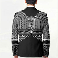 Philippines Igorot Tribal Inspired Blazer Black Version LT05 - Polynesian Pride