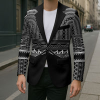 Philippines Igorot Tribal Inspired Blazer Black Version LT05 - Polynesian Pride