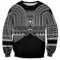 Philippines Igorot Tribal Inspired Sweatshirt Black Version LT05 Unisex Black - Polynesian Pride