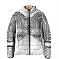 Philippines Igorot Tribal Inspired Padded Jacket White Version LT05 - Polynesian Pride