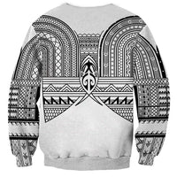 Philippines Igorot Tribal Inspired Sweatshirt White Version LT05 - Polynesian Pride