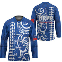 Samoa HRPP Party Hockey Jersey Polynesian Pattern - Polynesian Pride