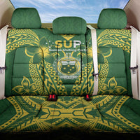 Samoa SUP Back Car Seat Cover Samoan Coat Of Arms - Polynesian Pride