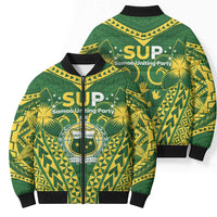 Samoa SUP Bomber Puffer Jacket Samoan Coat Of Arms - Polynesian Pride