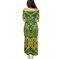 Samoa SUP Family Matching Puletasi and Hawaiian Shirt Samoan Coat Of Arms LT05 - Polynesian Pride