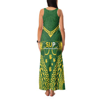 Samoa SUP Family Matching Tank Maxi Dress and Hawaiian Shirt Samoan Coat Of Arms LT05 - Polynesian Pride