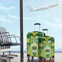 Samoa SUP Luggage Cover Samoan Coat Of Arms - Polynesian Pride