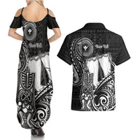 Personalized Hawaii Makahiki Season Couples Matching Summer Maxi Dress and Hawaiian Shirt Akua Loa Polynesian Pattern LT05 - Polynesian Pride