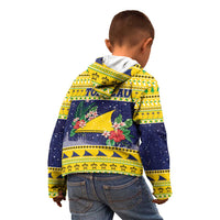 Tokelau Christmas Kid Hoodie Tokelauan Badge Manuia Te Kilihimahi LT05 - Polynesian Pride