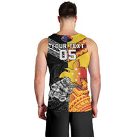 New Zealand And Papua New Guinea Rugby Custom Men Tank Top Maori Kiwi With Bird of Paradise LT05 - Polynesian Pride
