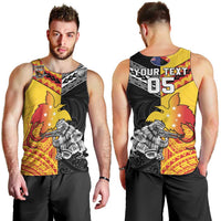 New Zealand And Papua New Guinea Rugby Custom Men Tank Top Maori Kiwi With Bird of Paradise LT05 - Polynesian Pride