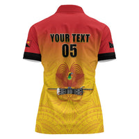 Papua New Guinea Rugby Custom Women Polo Shirt Go Orchids Pacific Champions