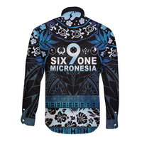Micronesia FSM 691 Long Sleeve Button Shirt Respect Culture LT05 - Polynesian Pride