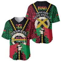 Vanuatu 45th Independence Day Baseball Jersey Long God Yumi Stanap Wild Boar LT05