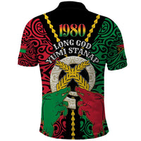 Vanuatu 45th Independence Day Polo Shirt Long God Yumi Stanap Wild Boar LT05