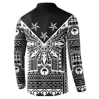 Black Philippines Sun Star Button Sweatshirt Igorot Tribal Inspiration