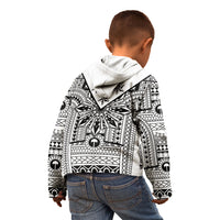 White Philippines Sun Star Kid Hoodie Igorot Tribal Inspiration
