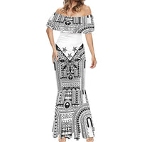 White Philippines Sun Star Mermaid Dress Igorot Tribal Inspiration