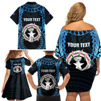Personalized Northern Mariana Islands 78th Liberation Day Family Matching Off Shoulder Short Dress and Hawaiian Shirt LT05 - Polynesian Pride
