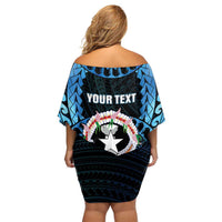 Personalized Northern Mariana Islands 78th Liberation Day Family Matching Off Shoulder Short Dress and Hawaiian Shirt LT05 - Polynesian Pride