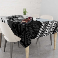 New Zealand And Fiji Rugby 2024 Tablecloth Maori Kiwi With Fijian Palm Tree LT05 - Polynesian Pride